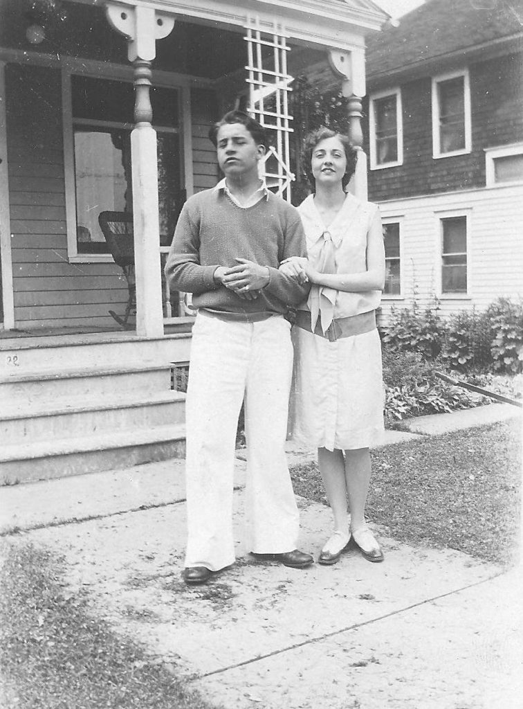 Fran Larkin and his sister Dorothy Larkin as young adults