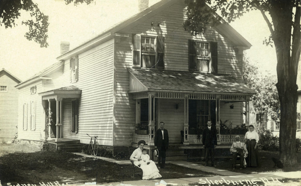 Sidney Hill Residence, Sherburne, N.Y.left to right: 