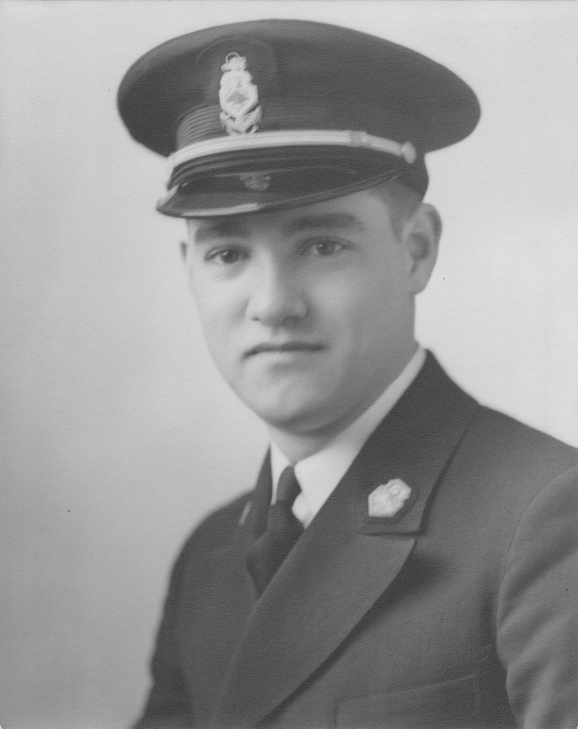 Young Uncle Bob Larkin in uniform - Cropped